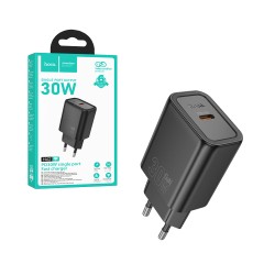 Hoco Adapter N62 Gentle PD30W Type-C Black